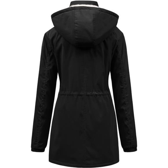 Women's Mid-Length Parka – Winter Outerwear Jacket, - Picture 2 of 8